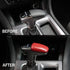crosselec Carbon Fiber Gear Shift Knob Cover Sticker Head Trim for dodge Charger 2015+ (Red)...