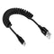 Samsung S24 Ultra Coiled USB C to USB A Cable Fast Charging for Galaxy S24+/S23/S22/S21,A14/A54,3FT Retractable Android Phone Car Charger Cord for...