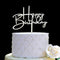 Happy Birthday Cake Topper for Birthday Party Decorations - Mirror Silver Acrylic...