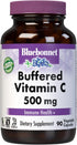 BlueBonnet Buffered Vitamin C 500 mg Vegetable Capsules, 90 Count, White (743715005686)...