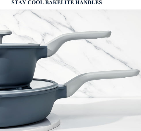 Nonstick Pan Handle-S, Suitable for 8“ Fry Pan, 2QT & 2.7QT Sauce Pan. Comfort to Grip and Keep Cool While cooking....
