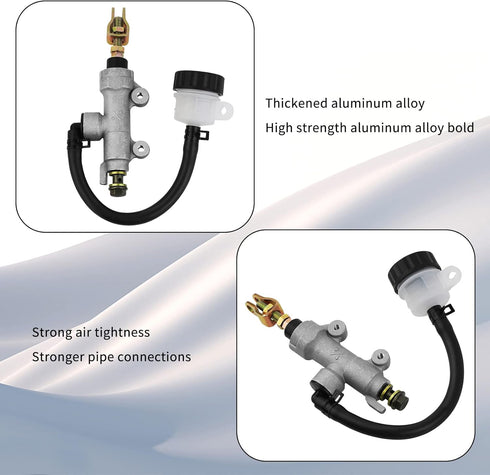 AHL Motorcycle Rear Brake Master Cylinder Pump Kit for Honda Yamaha Suzuki Kawasaki Arctic Cat...