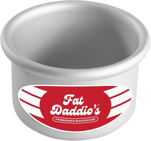 Fat Daddio's Round Cake Pan, 3 x 2 Inch, Silver...