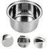 Ciieeo Small Hot Pot Liner Stainless Steel Cookware Rice Maker Pan Nonstick Cookware Rice Inner Tank Rice Cooker Pressure Pot Rice Cooking Pan Ind...