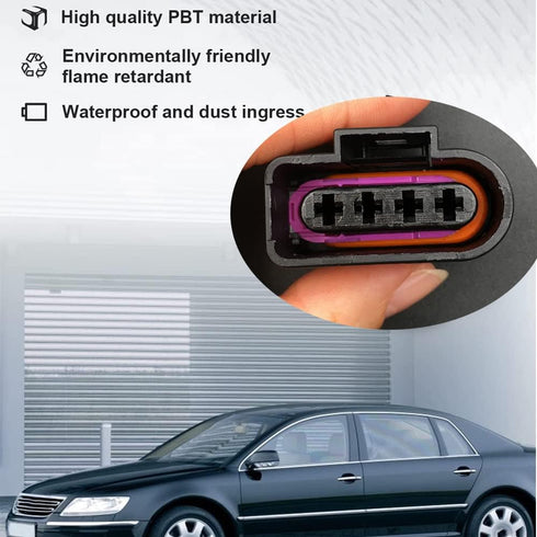 4PCS Ignition Coil Connector Repair Kit Harness plug +1pcs 0.3CM Space Take-up Tool Compatible with Audi VW 4B0 973 724 4B0973724...
