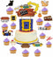 Party Decorations Sets Include 1 Big Cake Topper And 24 Cupcake Toppers...