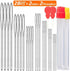28/35/60 PCS Large-Eye Blunt Needles, Stainless Steel Yarn Knitting Needles, Sewing Needles for Hand Sewing, Crafting Knitting Weaving Stringing N...
