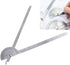 0-180 Degree Angle Finder, Stainless Steel Round Head Rotary Protractor Scale Angle Finder Adjustable Double-arm Ruler Angle, Finder Craftsman Rul...