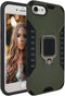 MODOS LOGICOS Case for iPhone SE 2022 / iPhone SE 2020 / iPhone 7 / iPhone 8 4.7”, Dual Layers Protective Case with 360 Metal Rotating Ring Kickst...