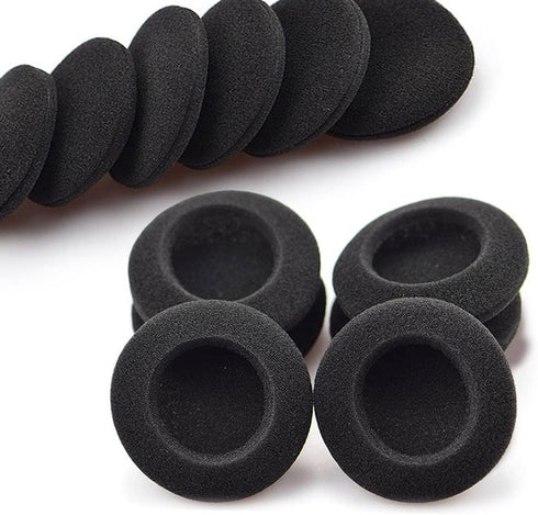 10 Pairs 60mm/2.4" Replacement Foam Ear Pud Earpads Sponge Cushion Covers for Logitech H600, H330, H340,Sony MDR-G45LP,Jensen JHH110 /FreeTalk 509...