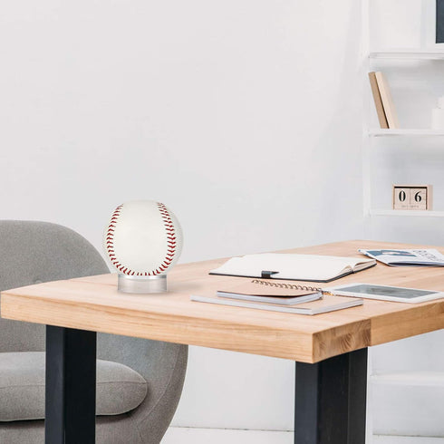 Jetec 45 Pieces Acrylic Display Stand Clear Ring Baseball Stands Plastic Round Display Stand for Golf Ball, Baseball, Softball, Tennis Ball, Spher...