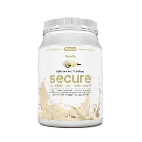 ANDREW LESSMAN Secure Soy Complete Meal Replacement - Vanilla 10 Servings - Only 63 Calories, 7g Non-GMO Soy Protein, Vitamins and Minerals, Low-F...