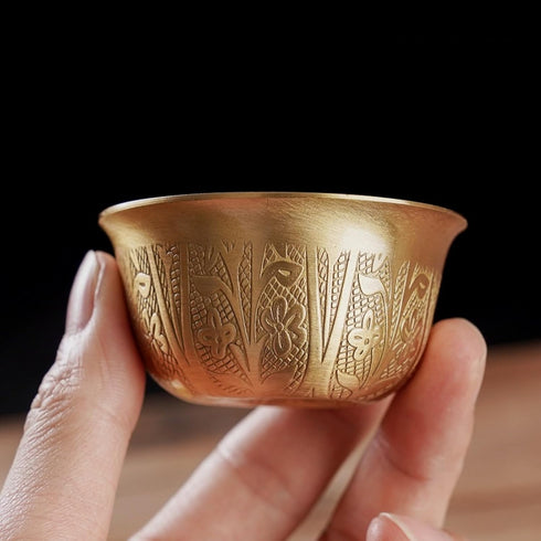3 inch Copper Offering Bowl Tibetan Bowl Holy Water Bowl Yoga Meditation Bowl Buddha Worship, Altar use, Ritual use,Incense Burner, smudging Bowl...