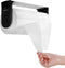 simpletome ONE HAND TEAR Paper Towel Holder Under Cabinet Adhesive or Drilling Installation Aluminum Alloy + ABS (Black)...