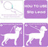 No Pull Dog Leash Slip Lead Dog Leash Dog Leash for Small Medium Large Dogs 6Ft 8 Colors Classic Dog Leash Dog Rope (Purple)...