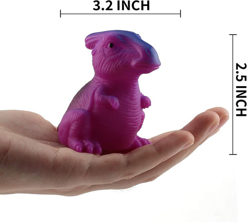 6 Packs Light-Up Floating dinosaur bath Toys set, for Baby Toddler nephew in birthday Christmas Easter , great water Bathtub shower Pool bath toy ...