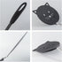 Nylon Turner Cute Cat Shape Small Heat Resistant Wok Spatula for non stick cookware with stainless steel bracket for cooking, fish, eggs, pancakes...