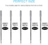 Sewing Machine Needles, 100 PCS Universal Sewing Machine Needle, Compatible with Singer, Brother, Janome, Varmax, Sizes HAX1 65/9, 75/11, 90/14, 1...