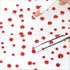 OUTUXED 5040pcs Red Flatback Rhinestones for Crafting, Crystal Round Gems for Nail Art DIY, Halloween Clothes Bags, 6 Mixed Size Hotfix With Tweez...