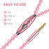 in-Ear Eardphones with Mic - in-Ear Headset with Remote and Mic Hands- Wired Pearls Chain Universal Earphone for Girls Women Student (Pink)...
