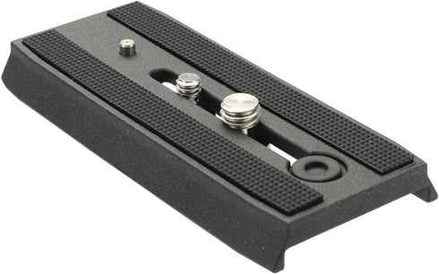 Universal Sliding Quick Release Plate Replacement Camera Mount with 1/4 Inch and 3/8 Inch Mounting Screws for Fluid Head?Length: 3.54 inches/9CM...