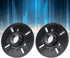 2PCS Treble Louderspeaker Horn Adapter Speaker Universal Treble Horn Adapter External Thread Speaker Adapter ABS for Speaker......