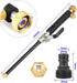 Hydro Jet High Pressure Power Washer Wand - Portable High Pressure Water Gun 2 Nozzles, Power Pressure Washer Hose Nozzle Attachment for Garden Ho...