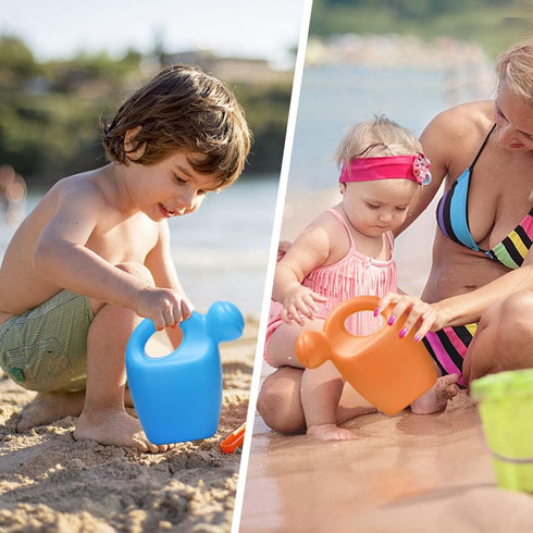Watering Can for Kids, Beach Sand Toys Garden Play Time or Practical Use, Childs ABS Plastic Watering Can, Small Water Can Garden Tools for Boys a...