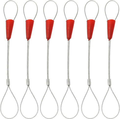 Cable Puller RLECS 6pcs Wire Traction Fish Tape Fastener Tool Portable Cable Puller Tool for Electrical Fish Tape, Cable Puller Wire Grips...