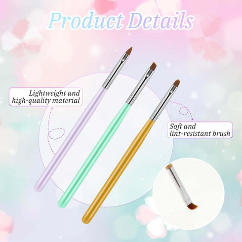 Qianyu 8 Pcs Gel Nail Art Brush Set Acrylic Nail Painting Sculpting Brush for Salon at Home DIY Manicure with Tips Builder Dotting Carving Pen and...