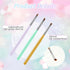 Qianyu 8 Pcs Gel Nail Art Brush Set Acrylic Nail Painting Sculpting Brush for Salon at Home DIY Manicure with Tips Builder Dotting Carving Pen and...