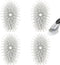 Brush Refills for OXO Dish Brush - 4 Pack Dish Brush Cleaning Soap Dispensing Head Replacement for Scrubber(Grey)...