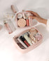 Pocmimut Mini Makeup Bag,Clear Makeup Bag Cute Travel Makeup Bag Pouch Purse Car Essentials for Women,Travel Essentials Organizers(Pink)...