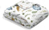 Watercolor Owls Green Leaves Baby Blanket for Girl Boy Owl Birds Boho Leaves Receiving Blanket Toddler Baby Newborn Nursery Crib Bed Throw Blanket...