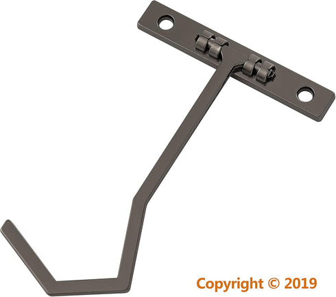 Metal Banana Hanger - Under Cabinet Hook for Kitchen Items. Keep Bananas Fresh (Gun Color X 1pc)...