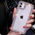 BONITEC Jesiya for iPhone 11, 3D Glitter Sparkle Bling Case Luxury Shiny Crystal Rhinestone Diamond Bumper Clear Protective Cover Clear for Women...