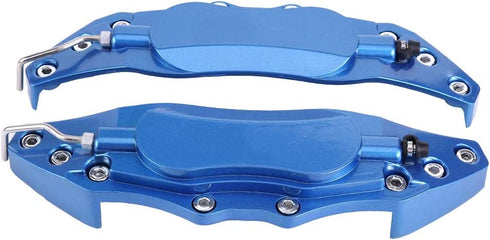 Car Brake Caliper Cover, 2pcs Car Aluminum Alloy Brake Caliper Guard Brake Caliper Protector Cover for Wheel Hub 16in-17in Medium(blue)...