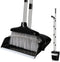 Broom and Dustpan Set for Home, Upright 55" Broom and Dustpan Combo with Long Handle, Lobby Broom Sweeping for House Kitchen Room Office Indoor Fl...