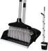 Broom and Dustpan Set for Home, Upright 55" Broom and Dustpan Combo with Long Handle, Lobby Broom Sweeping for House Kitchen Room Office Indoor Fl...