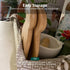 Bamboo Salad Hands, 2pcs 7.1in Bamboo Salad Server, Bamboo Kitchen Helper With Smooth Surface by Hand Grinding, Salad Claws Set for Serving Salad,...