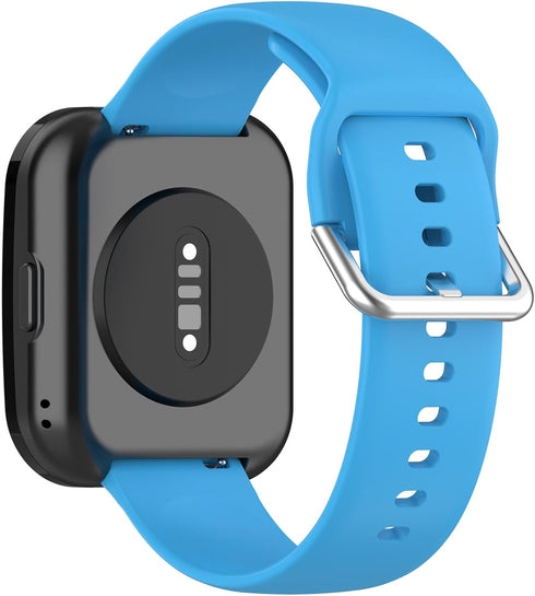 PACK 5 Silicone Bands for Veryfit Smart Watch IDW16 Replacement Wristbands for Women Men, Adjustable Soft Waterproof Sport Bands Compatible With T...