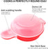 2 sets Microwave Egg Cooker,1 Minute Fast Egg Hamburg Omelet Maker Kitchen Cooking Tool(Red and clear)...