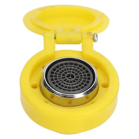 Yellow Eye Wash Spray Head, Premium Materials 304 Stainless Steel and ABS Materials, Portable Eye Washer, Compact Size and Lightweight Eyewash, fo...