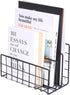 Desk Organizer for File Holders ,3-Section Desktop Vertical magazine rack ,Stand Metal Rack File Sorter,Document/Filing/Paper/Book/Mail/Letter Org...