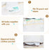 Baby Bag Organizer, Portable Baby Stroller Mini Diaper Bag Handbag Travel Set with, Quilted Baby Bag with Stroller Straps and Foldable Newborn Bab...