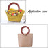 PH PandaHall 4pcs Wood Bag Handle, Round Handles Replacement 5.2 Inch Purse Handle Smooth Handbag Handle Decorative Handles for Straws Beach Canva...
