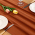 Socomi Terracotta Chiffon Table Runner Easter Spring Boho Rustic 14ft 29x170 Inches Wedding Runner Sheer Romantic Bridal Shower Decorations...