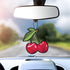 Cherry Car Air Fresheners, Funny Cherry Air Fresheners Long Lasting Cute Car Mirror Scented Hanging Car Decoration Ornaments Gift Interior Accesso...