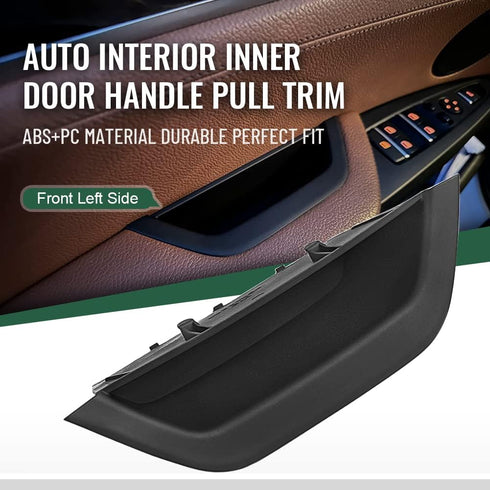 GZYF Car Auto Interior Inner Door Handle Pull Trim,Driver Side Door Armrest Cover for BMW X3 X4 F25 F26,for BMW X3 F25 2010-2016,for BMW X4 F26 20...