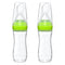 4 oz Silicone Baby Food Dispensing Spoon - 2 Pack - Great for 4+ Month Infants - Includes Stopper - Easy to Use and Mess-Free - Precise Food-Relea...